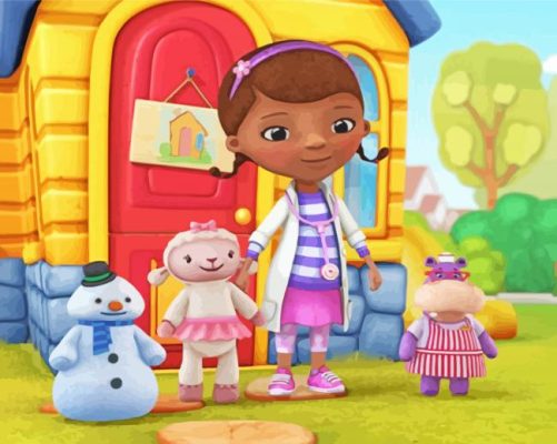 Doc McStuffins Characters paint by number