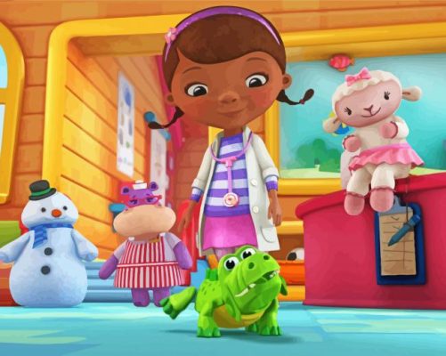 Doc McStuffins Children Serie paint by number