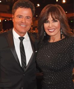 Donny And Marie Osmond paint by number