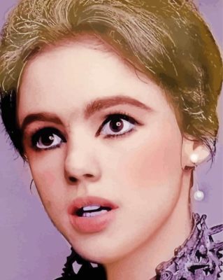 Edie Sedgwick Face paint by number