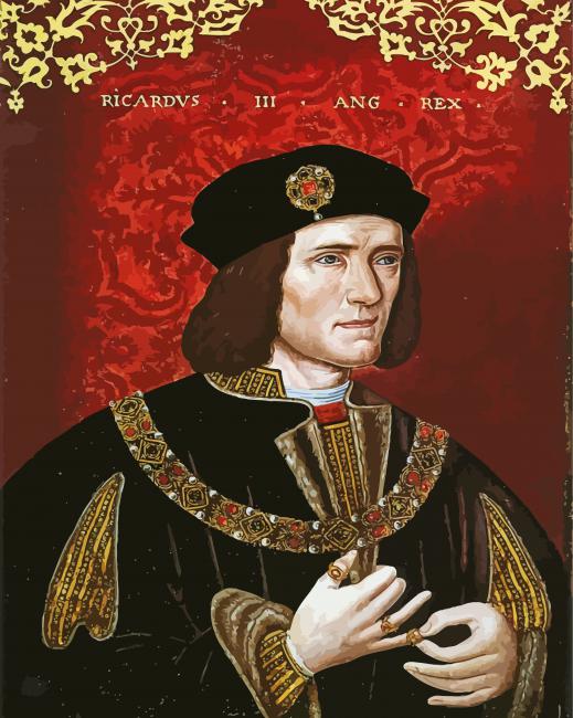 England Richard III paint by number