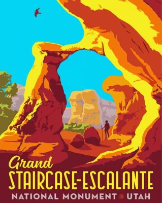 Escalante Poster paint by number