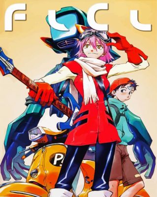 FLCL Vintage Anime paint by number