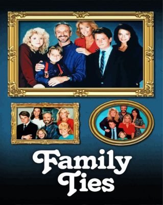 Family Ties Sitcom Poster paint by number