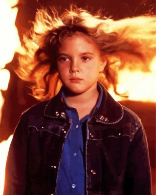 Firestarter Movie Character paint by number