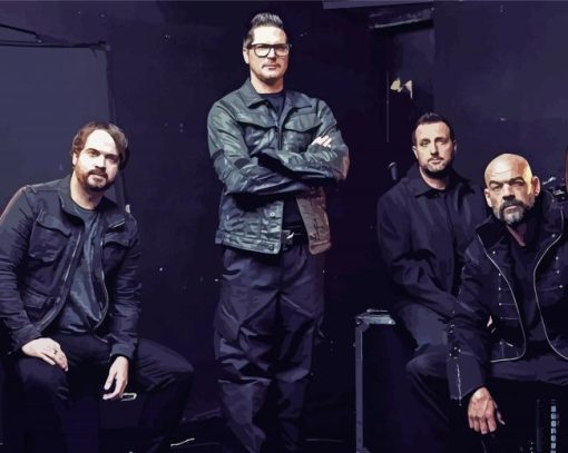 Ghost Adventures Team paint by number