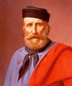 Giuseppe Garibaldi Portrait paint by number