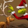 Grinch Max The Dog paint by number