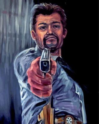 Gunman Art paint by number