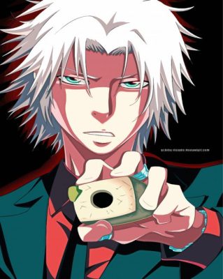 Hayato Gokudera Reborn Anime paint by number