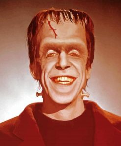 Herman Munster Monster paint by number