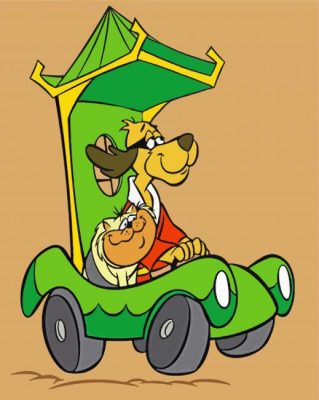 Hong Kong Phooey Cartoon paint by number