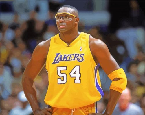 Horace Grant Lakers Player paint by number