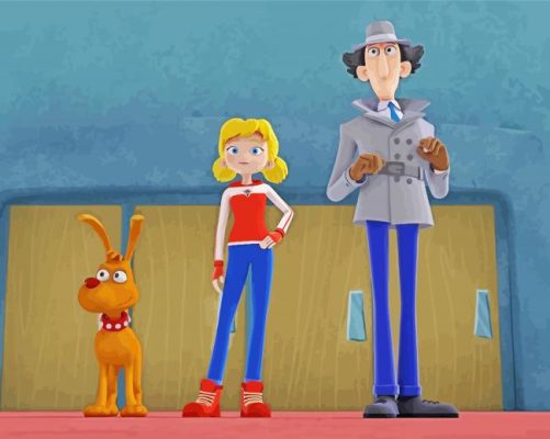 Inspector Gadget Characters Paint by number