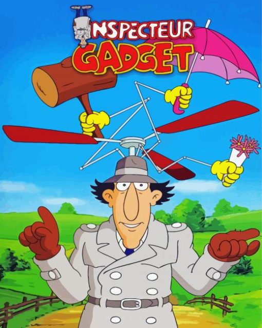 Inspector Gadget Poster Paint by number
