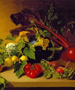 James Peale Still Life With Vegetables Paint by number