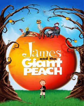 James And The Giant Peach Poster Paint By Numbers - Paintings by Numbers