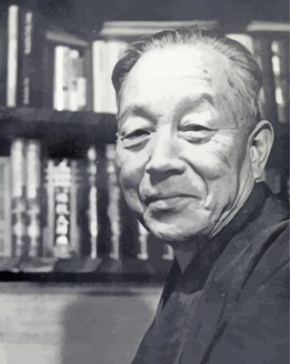 Japanese Philosopher Tetsuro Watsuji paint by number