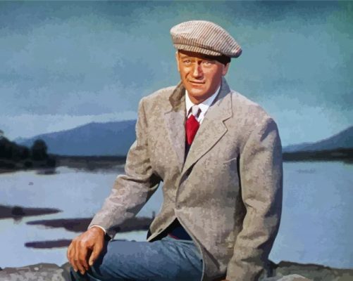 John Wayne On The Quiet Man paint by number