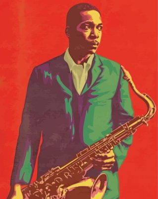 John Coltrane Art paint by number