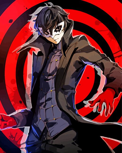 Joker Persona 5 Game paint by number