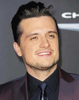 Josh Hutcherson American Actor paint by number