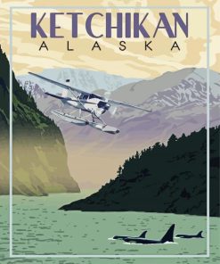 Ketchikan Poster paint by number