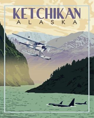 Ketchikan Poster paint by number