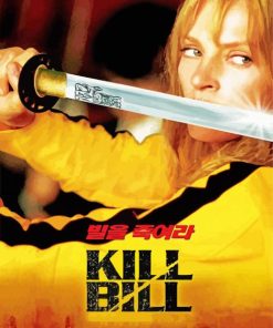 Kill Bill Volume 1 Movie Poster paint by number