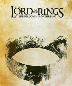 Lord Of The Rings Fellowship Of The Ring paint by number