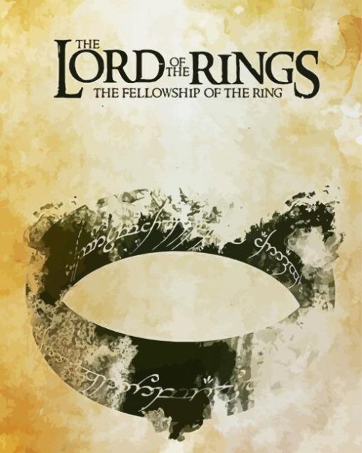 Lord Of The Rings Fellowship Of The Ring paint by number