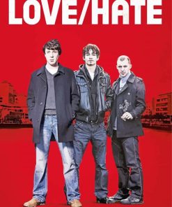 Love Hate Serie Poster paint by number
