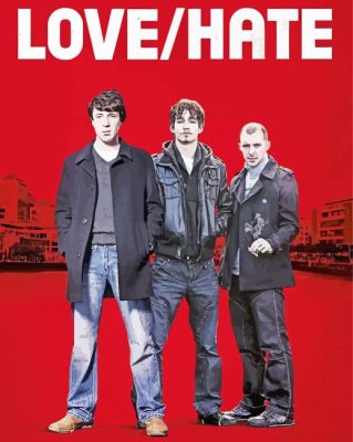 Love Hate Serie Poster paint by number