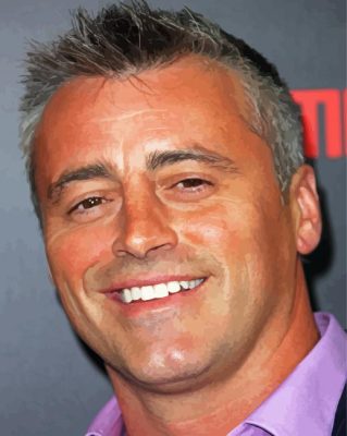 Matt Leblanc paint by number