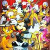 Mickey Mouse Orchestra paint by number