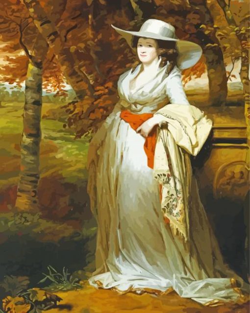 Mrs Downey By Henry Raeburn paint by number
