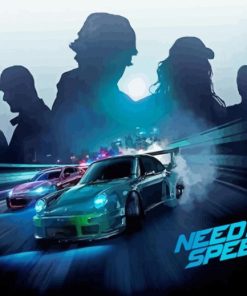 Need For Speed Poster paint by number