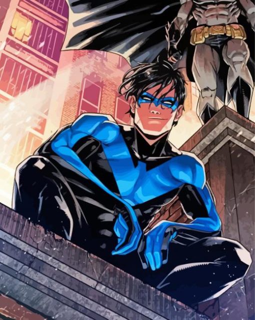 Nightwing Animation paint by number