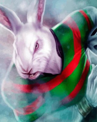 Nrl South Sydney Art paint by number