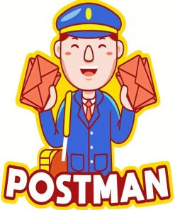 Postman Art paint by number