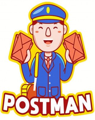 Postman Art paint by number