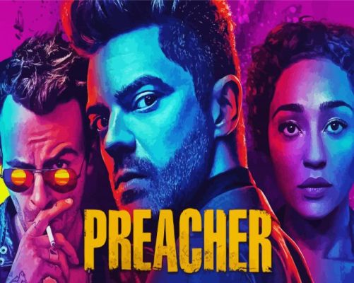 Preacher Drama Serie paint by number