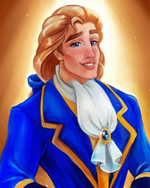 Prince Adam Disney paint by number
