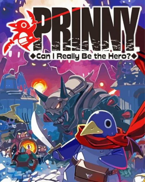 Prinny Poster Paint by number