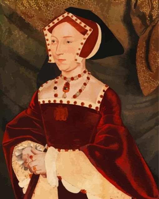 Queen Jane Seymour paint by number