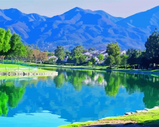 Rancho Santa Margarita Landscape Paint by number