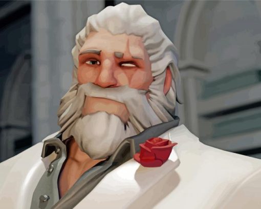 Reinhardt Video Game Character paint by number