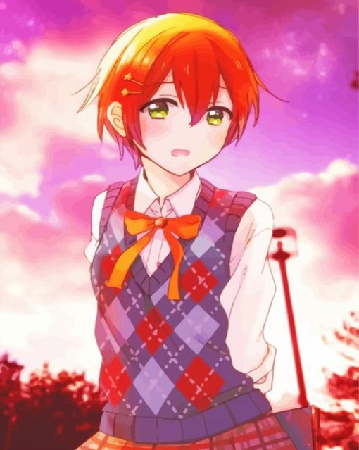 Rin Hoshizora Love Live paint by number