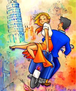 Roman Holiday Art paint by number