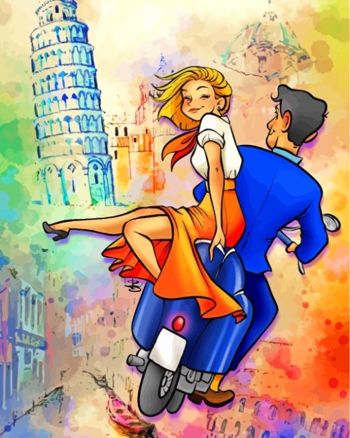 Roman Holiday Art paint by number